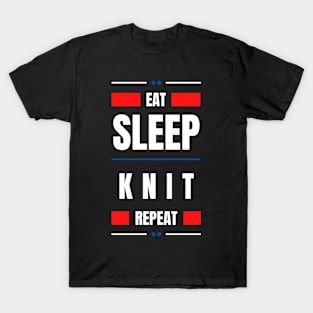 Eat Sleep Knit Repeat T-Shirt